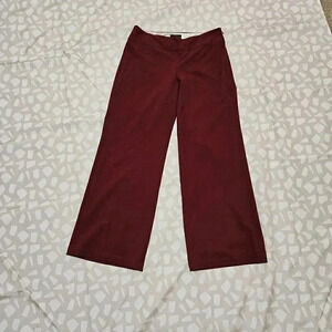 The Limited Cassidy Fit Wide Leg Red Dress Pants 6